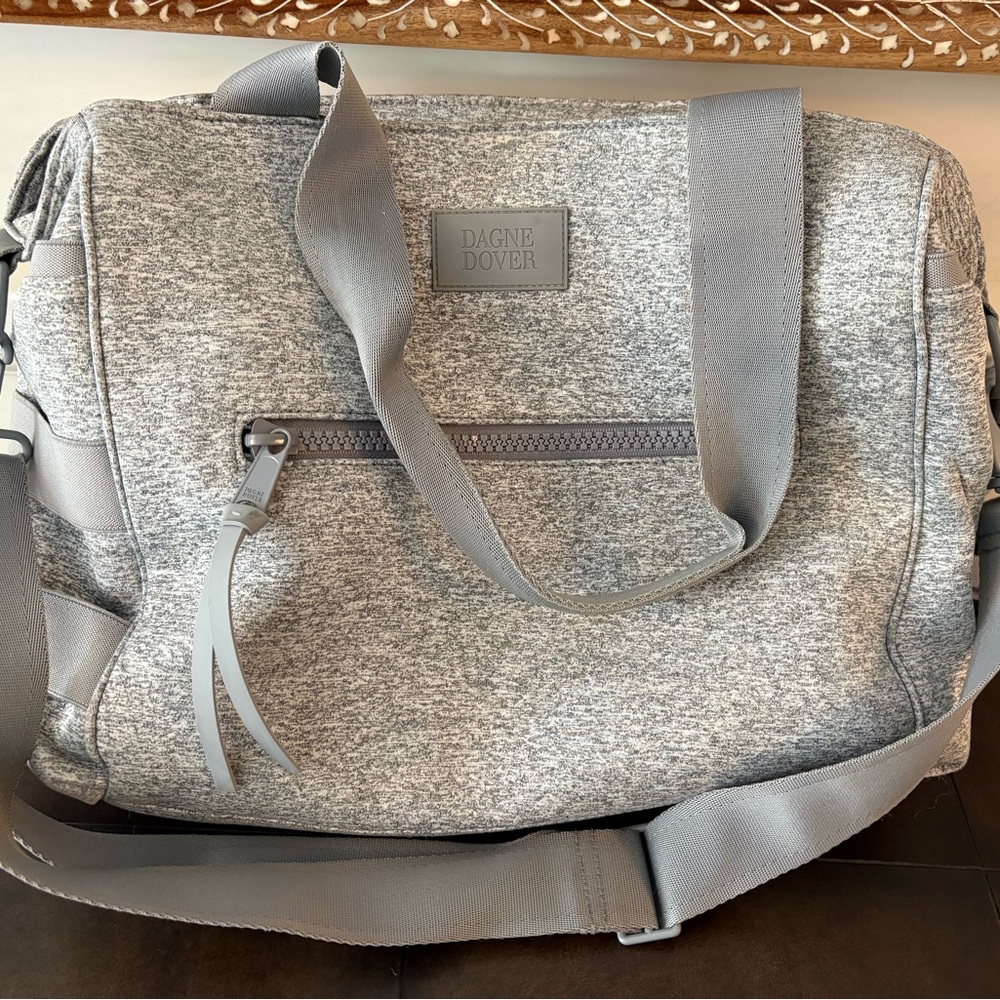 Dagne Dover Heather Gray Diaper Bag - NWOT